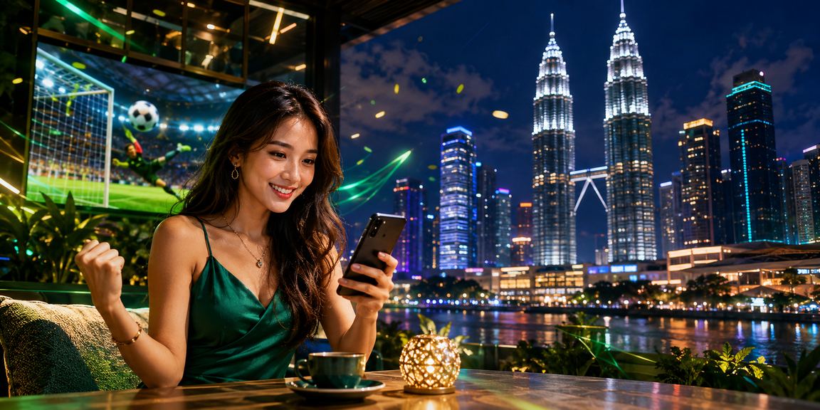 Pertaruhan bola sepak dalam talian bergaya Melayu di Kuala Lumpur Malaysia