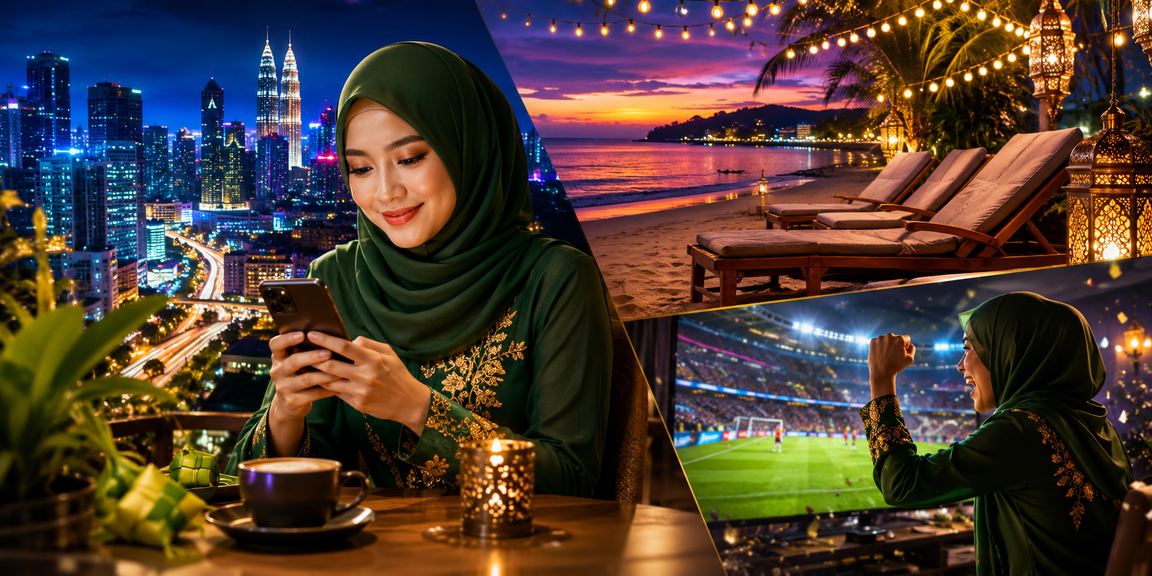 Kasino mudah alih suasana Hari Raya bergaya Melayu di Petaling Jaya Selangor